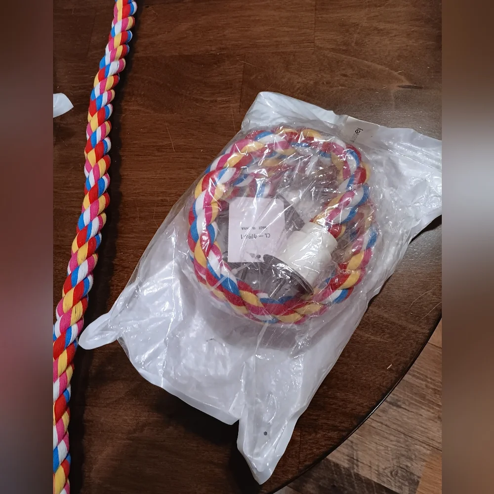 New 48 Inch 100% Natural Bird Rope ,perche